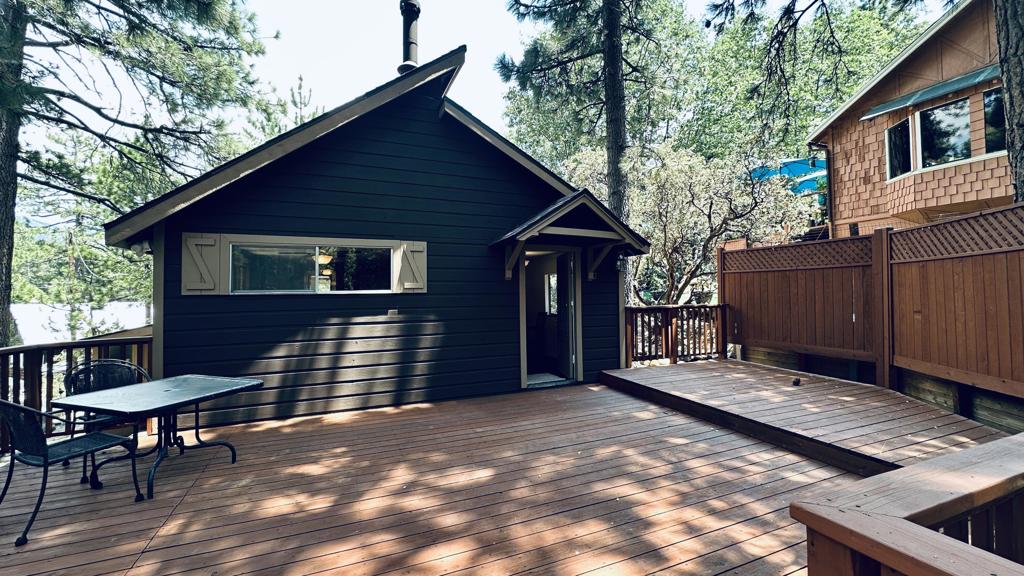 Step into classic mountain charm with this delightful 3-bedroom, 1.5-bath home, nestled on two spacious lots totaling 0.29 acres! Built in 1951, this cozy retreat offers 1,160 sq ft of bright, welcoming living space. Enjoy the warmth of original fir floors, tongue and groove walls in the living room, and sunlight streaming through every window. Gather around the free-standing wood-burning stove on cool evenings, or unwind on the expansive deck with breathtaking views of Marion Mountain--perfect for morning coffee or sunset gatherings. With ceiling fans for comfort, a handy laundry room, and a separate workshop, this home is designed for easy living and creative pursuits. Whether you're looking for a peaceful getaway or a full-time haven, you'll love the blend of vintage character and joyful mountain living this property offers!