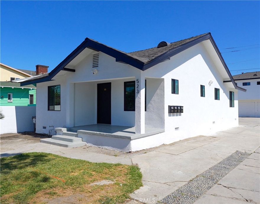 Welcome to 523 W 78th St, Los Angeles Ca! This is the OPPORTUNITY YOU have DREAMING of! A FULLY REMODELED & FULLY VACANT 4 Unit Income Property in the Heart of Los Angeles! This beautifully remodeled and upgraded 4 unit investment property has been completely remolded and is ideally situated in the vibrant heart of Los Angeles. Featuring three spacious 2 bedroom, 1 bathroom units and one charming studio apartment, each thoughtfully updated with modern high-end finishes and quality craftsmanship throughout. Step inside to discover FULLY upgraded electrical and plumbing systems, stylish new light fixtures, and fully renovated kitchens and bathrooms designed with today’s lifestyle in mind. Each unit offers bright, airy interiors and comfortable living spaces, perfect for tenants seeking modern convenience and comfort. All units will conveniently come with all Brand NEW appliances & Brand NEW Mini- Splits in each unit! Outside, you’ll find a 4 car garage, and the best part? Plans have been drawn and work has begun to convert these garages into a brand new 800SQFT 2 bed 2 bath ADU, with framing and rough-in work already completed. In addition, the property has a large onsite laundry room, making it convenient for everyone to do their laundry. Perfectly positioned near major freeways like the 110 and 105, this property offers easy access to surrounding cities, Downtown LA, and just a short drive to LAX. Whether you’re expanding your portfolio or looking for a smart long-term investment, this property checks every box. Don’t miss out on this incredible investment opportunity of a lifetime!