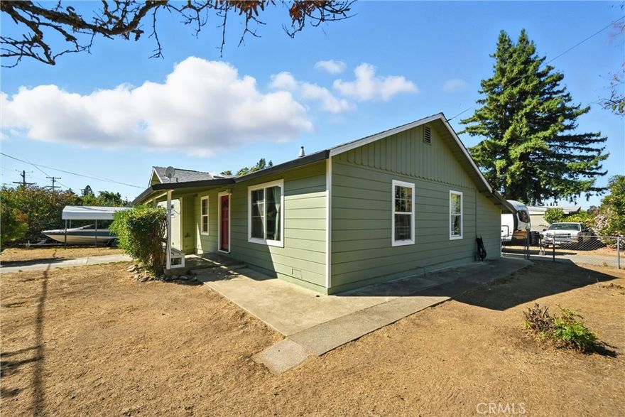 This beautifully updated 2,088 sq ft home offers a bright, open floor plan with generously sized rooms and thoughtful features throughout. The spacious master suite includes his and her walk-in closets, while the separate laundry room provides abundant storage.
Enjoy new flooring throughout, fresh interior and exterior paint, and tile countertops in the kitchen. The property sits on a 0.3-acre lot with yard space surrounding both the home and detached garage—perfect for outdoor living, gardening, or play.
Mature pear, apple, fig, and lemon trees add charm and seasonal bounty. Solar panels with battery backup offer energy efficiency and peace of mind. With plenty of storage and a functional layout, this home is move in ready and ready for the next owners to start enjoying this beautifully cared for home.