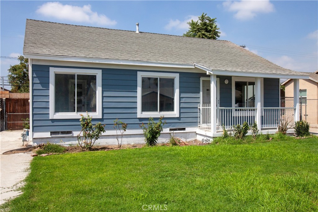This charming, one-story cottage is an ideal starter or investment home, perfectly situated in an established neighborhood with easy freeway access. Thoughtful updates include a newer roof, central air conditioning, dual-pane windows, and a refreshed bathroom. Step inside from the welcoming front portico to find tile flooring throughout and built-in cabinetry for added storage. The kitchen opens to the dining area and boasts newer wood cabinets along with a new sink, microwave, and stove. Outside, the oversized, fully fenced yard offers a covered patio and a fruit-producing citrus tree. A detached two-car garage provides abundant storage and excellent ADU for income potential, while the side gate allows for convenient access for recreational vehicles. A brand-new washer and dryer will be installed upon purchase. Though listed with a San Bernardino address, the property enjoys an ideal location within the highly desirable City of Highland. Don’t miss this wonderful opportunity to own your home or to build your investment portfolio!