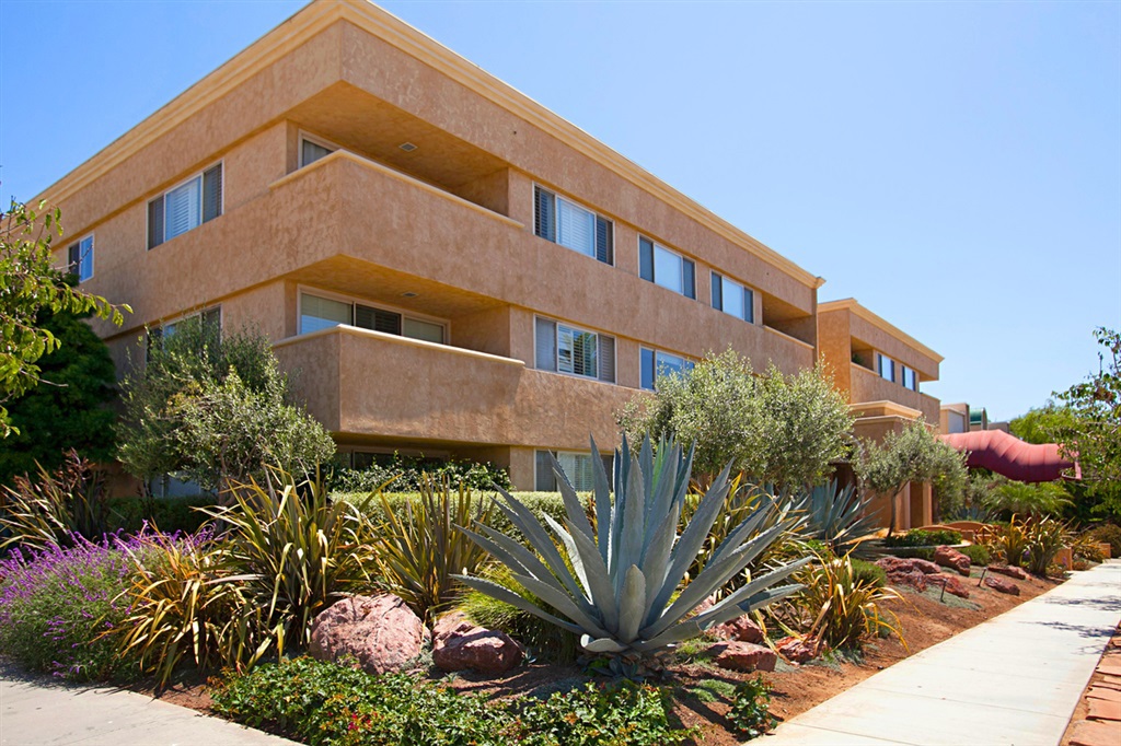 Enjoy the Village of La Jolla from this gorgeous 2BR, 2BA single-level condo in Villaggio at the corner of Eads & Kline! Features include bright open floor plan, spacious island-kitchen, granite counter tops, patio balcony, rich wood flooring, central heat & air, laundry in the residence, gated underground parking with one designated space. Exceptional location just blocks from La Jolla's most popular beaches, shops, restaurants, schools, La Jolla Rec. Center & more! Available 11/14/2018. Neighborhoods: Village Sewer: Sewer Connected