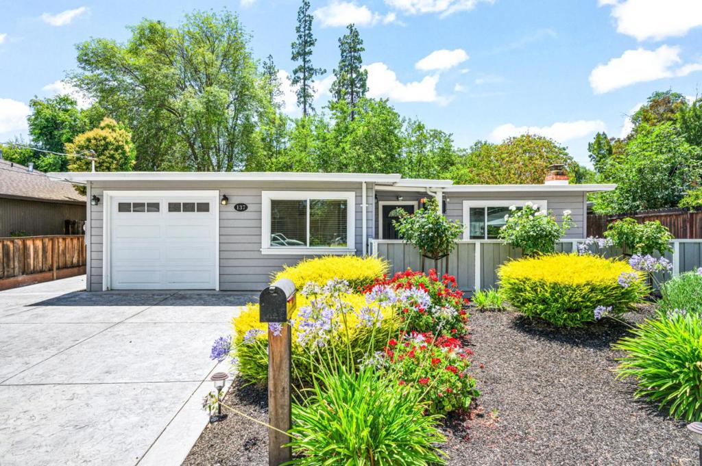 Dont miss this 3-bedroom, 1-bath home in a quiet cul-de-sac with great potential and move-in-ready updates. The brand-new kitchen includes all-new cabinetry, microwave, dishwasher, and dual sinks. Gas heating and cooking offer a cost-effective option; a gas wall heater warms the whole home, and an AC unit cools the living room and kitchen. Hardwood floors run through main areas. Washer and dryer included. Newer roof and skylights. Enjoy a shaded backyard with mature trees and outdoor seating. Offered furnished, if desired. The insulated, carpeted garage offers flexible use. Walk to Sun Valley Mall; close to DVC.