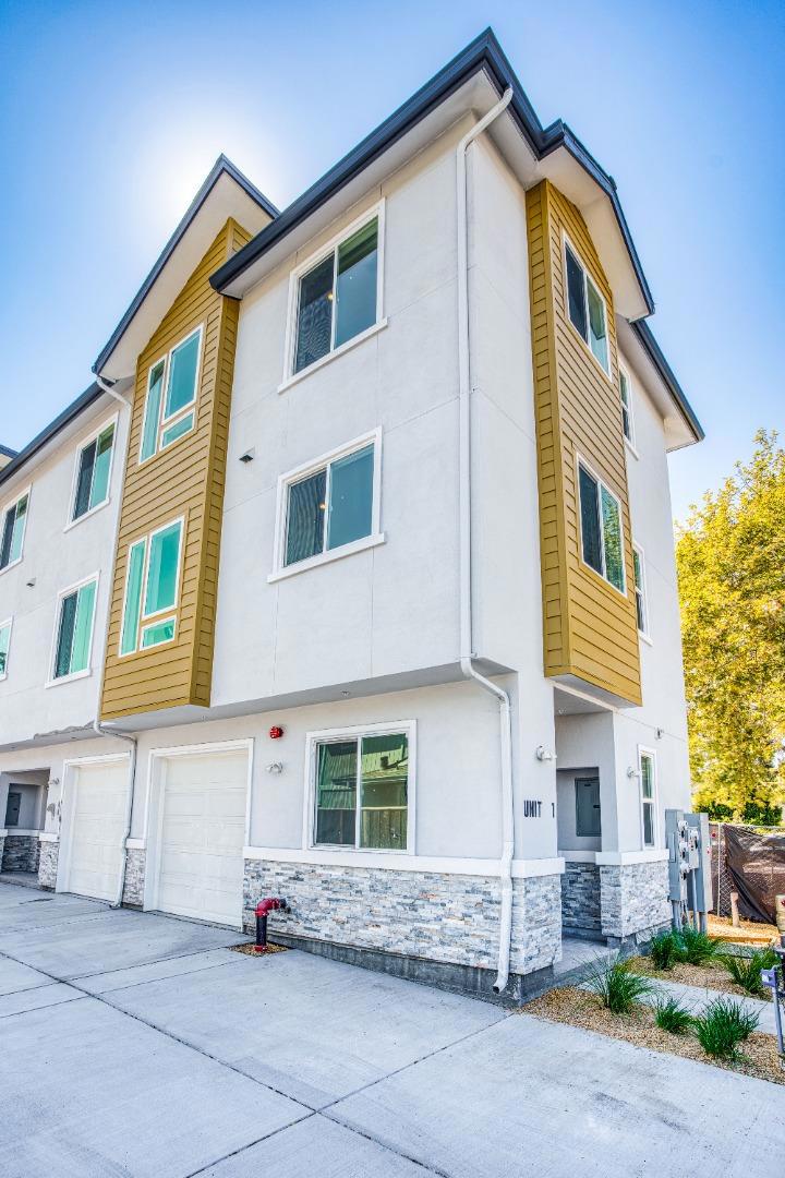 Welcome to this Brand-New construction built by AL Homes, offering PUD ownership in a boutique three-unit community! This stunning three-story townhouse features 4 spacious bedrooms and 3 full baths, including a main-level bedroom and bathroom ideal for guests, in-laws, or rental use. The open-concept kitchen showcases premium finishes, light-toned cabinetry, and light wood floors that create a bright and inviting ambiance. Enjoy the convenience of a side-by-side two-car attached garage, abundant natural light throughout the thoughtfully designed layout, and a low-maintenance backyard perfect for effortless outdoor enjoyment. The top floor includes a private primary suite and two additional bedrooms, offering ample space for comfortable living. Situated in a prime central San Jose neighborhood, you're just steps from Bill's Cafe and minutes from Westfield Valley Fair, Santana Row, the Rose Garden, and major commute routes (101, 280, 880, 87), with quick access to SJC airport. Move-in ready! Experience the comfort, quality, and convenience of modern living in one of San Jose's most desirable locations!!