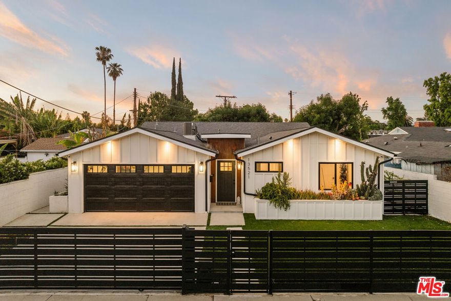 Welcome to 13521 Magnolia Blvd, a beautifully updated residence nestled in the heart of highly desirable Sherman Oaks. This inviting home combines timeless charm with contemporary comfort, offering 4 bedrooms and 3 bathroom of a thoughtfully designed living space. Step inside to discover a bright and airy layout featuring gleaming hardwood floors, recessed lighting, and large windows that fill the home with natural light. The spacious living room flows seamlessly into a stylish dining area and an updated kitchen complete with stainless steel appliances, quartz countertops, and custom cabinetry, perfect for both everyday living and entertaining. The serene primary suite offers a peaceful retreat with ample closet space and a private en-suite bathroom. Additional bedrooms are generously sized and ideal for family, guests, or a home office. Outside, enjoy a private backyard oasis with a lush lawn, mature landscaping, and a patio area ideal for outdoor dining and relaxing under the California sun. Located just moments from Ventura Boulevard, top-rated schools, trendy shops, and popular restaurants, this home offers the perfect blend of suburban tranquility and urban convenience. Don't miss the opportunity to make this Sherman Oaks gem your own!