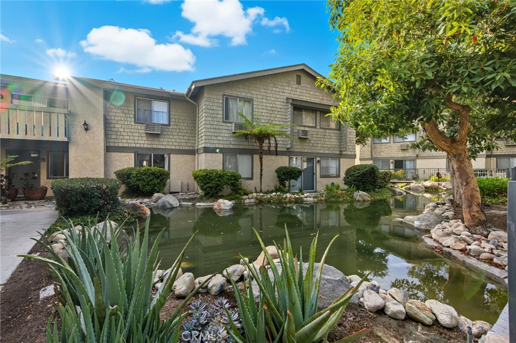 A Walk to The Wonderful Claremont Village, Come See This Charming Condo in the Beautiful and Serene Quail Creek Community – This is one of North Pomona's Finest Locations! As you enter the community, you are greeted with lovely, tranquil running streams with beautiful landscaping all around. Welcome to your updated, beautiful new home, featuring a downstairs unit with a wonderful patio to relax and enjoy, 2 bedrooms, 2 bathrooms, custom interior paint, newer waterproof laminate flooring, and an upgraded kitchen with granite countertops. This home offers a bright and modern living space ready for you to move right in. Enjoy the Amenities that are just like a resort, including a sparkling pool and spa, tennis court, clubhouse, RV parking, and two on-site laundry rooms. This peaceful community is known for its tranquility and beautiful atmosphere throughout, creating a relaxing haven to make your own. This unit includes one half of a detached two-car garage plus one assigned parking space. Centrally located just minutes from the Claremont Colleges, Metrolink, shopping centers, restaurants, movie theater, close access to freeways, and more – you'll love the convenience of this central location. This is a great opportunity for home ownership in one of Pomona’s most sought-after communities. This property is a must-see and will not last! Make this place your home today!