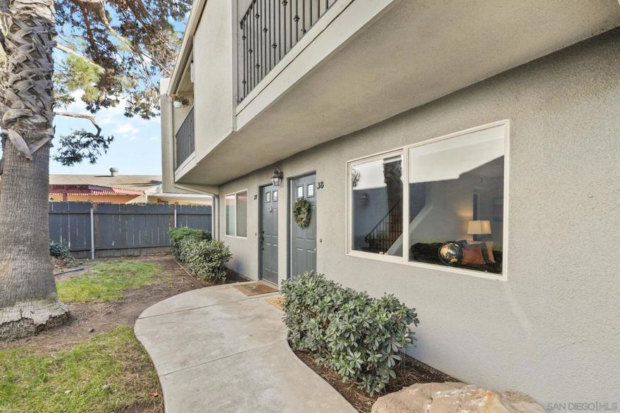 This charming and well maintained townhome in the Village Townhome Community is in a PRIME location of the complex! Privately tucked in a quiet and low traffic corner, there are no neighbors behind and no direct facing neighbors in front! Features include a brand new 2024 classy and tasteful kitchen, with bright cabinetry, quartz countertops, and all stainless steel appliances! Fresh paint throughout the entire unit, a new HVAC heat pump, and other modern improvements have been recently completed. Enjoy a sunny patio with no neighbors behind, a quaint courtyard-view from the upstairs balcony, and the convenience of a downstairs half bath. Close to shopping, restaurants, freeways; perfect for a first time starter home or as an investment! Come and get it, priced to SELL!