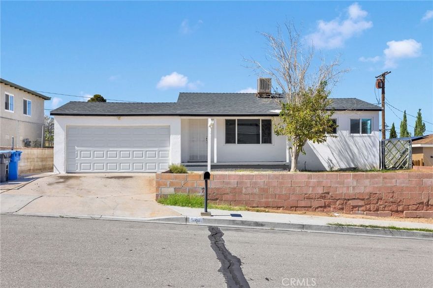 Welcome to this charming single-story home located in a quiet and established Barstow neighborhood. Featuring three bedrooms and one bathroom, with an open and functional floor plan, this property is ideal for comfortable everyday living.

The spacious living room offers plenty of natural light, while the kitchen provides ample cabinet and counter space. Bedrooms are generously sized, and bathrooms are well-maintained. The attached garage and extended driveway provide convenient parking and storage.

Located close to schools, shopping, dining, and with easy access to I-15 and I-40, this home is perfect location for commuting. 

Don’t miss this great opportunity to own a well-maintained home in the heart of Barstow!