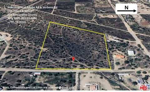 0 Vicinity Of Verbana Rd Oak Hills CA 92344
