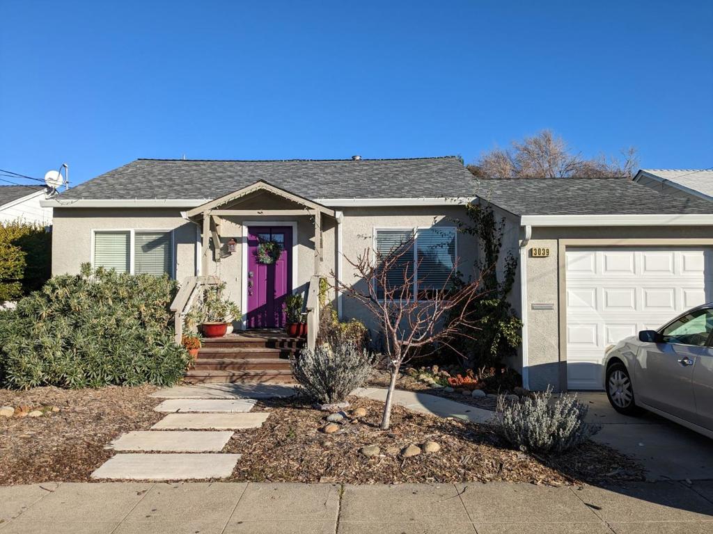 Charming one-story home with two bedrooms and one bath, 955 square foot home + backyard office unit. Galley kitchen with wood cabinets, gas range and stainless-steel appliances that give a modern feel. Lovingly landscaped large backyard with fruit trees and a finished detached home office to use as your home office or personal retreat. Washer/Dryer in garage. Close to local schools, restaurants, public transportation, BART and 580 freeway. Garbage included in the monthly rent. Tenants responsible for all other utilities. 6 minutes from Bart station, 1 mile to Wildcat Canyon Regional Park, 9.9 miles to UC Berkeley, 12.5 miles to Oakland, 18.5 miles to San Francisco.955 square foot home with large backyard and a separate 120 square foot office with ethernet connection for high speed internet access. Two bedroom, one bathroom in North & East neighborhood, with a newly built backyard office/studio space perfect for working remotely or for hosting a private practice (therapists, art teachers, etc.) Central heating, gas fireplace, new appliances (2023), 1 car garage, large backyard with a small stone patio, functioning irrigation/watering system, very large pepper tree, multiple producing fruit trees and plenty of space for gardening. Available for 1 year lease.