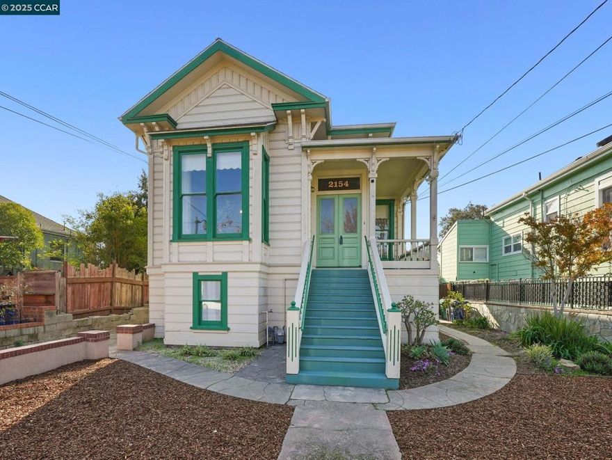 Spectacular Victorian triplex located in a highly desirable& rarely available neighborhood in Alameda.The wrap around front porch& double door entry welcomes you to the upstairs unit featuring 2 full bedrooms,soaring ceilings, tall windows,parlor living room large formal dining room w/ built-in butler’s closet&kitchen pass-through.The stunning victorian era design details include pocket doors,picture rails,custom millwork,columns&transom windows. Laundry room off kitchen w/washer,dryer,2 sinks&storage.The two downstairs units feature studio style living w/eat-in kitchen spaces,full bathrooms&private entries.The property offers spectacular outdoor retreat spaces- wrap-around porch w/ period details,second-floor deck&large backyard oasis w/mature fruit trees-apple&meyer lemon.A spacious workshop w/skylights&additional storage shed provide exceptional bonus spaces.Prime central Alameda location near schools,Park Street shops&restaurants,bicycle-friendly routes&ferry service to San Francisco.A rare opportunity for 3 income-producing unit investments or multi generational living in a beautifully maintained,character-rich property. With its unbeatable location,architectural beauty&generous outdoor space, this is a truly special offering in one of Alameda’s most desirable neighborhoods.