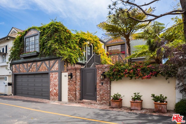 Wonderful home in the ultra-exclusive gated beach-side enclave of Malibu Colony. This charming, impeccably furnished English compound sits on 48-feet of beach frontage on an extraordinarily sandy section of the Colony beach. The main house has an impressive great room and, just in time for the summer blockbusters, a Bel Air Circuit Screening Room. There is also formal dining room, gourmet kitchen, wine cellar, and four very generously sized bedrooms. A separate guest house is accessible off the front courtyard. The large outdoor deck has a hot tub and is the perfect spot for beachside entertaining. This is the first time this very special compound is available for sale in many years. Rare opportunity to buy in one of the most desirable communities in Los Angeles. Square Footage per insurance company.
