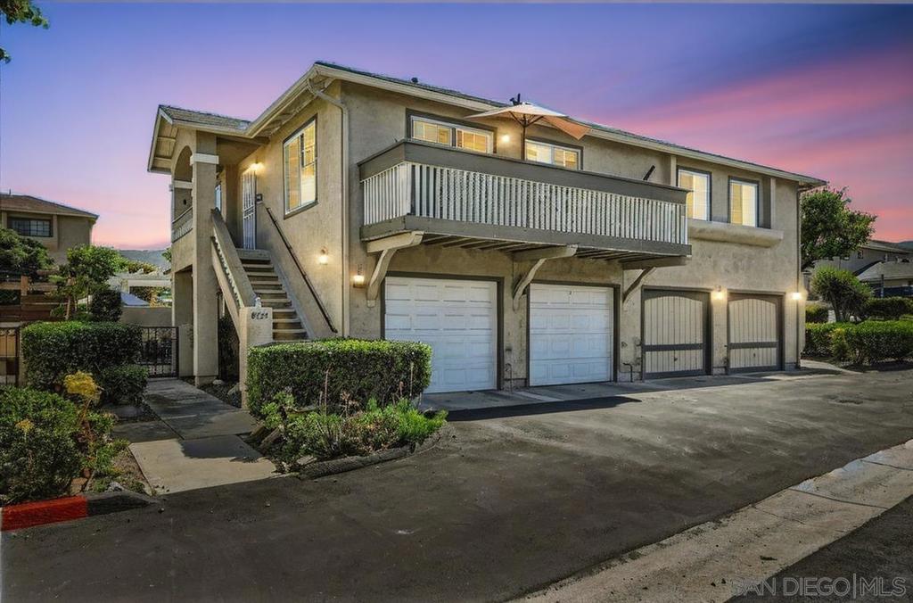 Rare Corner Unit in Santee – Stylish, Private & Move-In Ready. Tucked into a quiet corner of a well-maintained community, this upgraded 2-bedroom, 2-bath condo offers the privacy and space you’ve been searching for. With no neighbors above or below, and only one shared wall, this rare end-unit lives more like a townhome. Inside, you’ll find modern touches throughout—fresh paint, rich ¾” bamboo flooring, and an inviting open layout. The kitchen has been tastefully remodeled with quality finishes, while both bathrooms showcase clean, contemporary updates. The spacious primary suite includes a walk-in closet, and added comforts like central A/C, dual-pane windows, and in-unit laundry make daily life a breeze. Step outside to your oversized private balcony fitted with synthetic turf, perfect for relaxing, entertaining, or soaking in the serene northern views. A private 1-car garage with upgraded garage door, second assigned parking space, and ample guest parking make this home as practical as it is beautiful. Located in a VA approved community with low HOA dues, and just minutes to parks, trails, top schools, shops, and major freeways—this home checks all the boxes for comfort, convenience, and value. Last comp sold for much higher. Don't miss out.