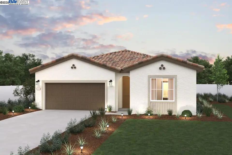 Welcome to Newport Pointe, A New Home – Net ZERO - ALL ELECTRIC Community by Century Communities. This is a Single Story – South Facing lot. Plan 1 offers 1,708 square feet of living space with 3 Bedrooms, 2 Full Bathrooms and 2 Car Bay Garage. Home includes cabinets with an Espresso finish, convenience pkgs, concealed Hinges and Satin Nickel Hardware. The kitchen offers Granite Counter tops with a 3x6” tile back Splash. Stainless Steel Whirlpool Appliances with an Electric Range. Appliances do not include Refrigerator. Additional Features include - Tub at Primary Bath, Laundry room cabinets, Solar – Lease and Purchase options, Patio at Back yard, Net Zero Energy Package which includes Energy Efficient Water Heater & Furnace and wired for EV Car Charger – with 240V 40 AMP with Receptacle. Century Home Connect, 3 ¼” Base Boards, Luxury Vinyl Plank (LVP) at first floor - excludes Bedrooms and closet. Shaw carpet in Bedrooms and closets. Newport Point offers the perfect balance of small-town charm and resort-style living. Residents will enjoy a wide variety of community amenities designed to elevate everyday life and create memorable experiences.