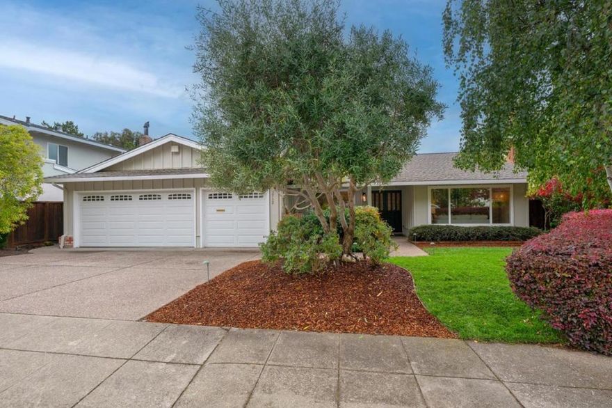 Located in Baywood Park, this single-level home features a view, flat yard, owned solar panels and a 3 car garage! The kitchen has a new stainless steel range and microwave along with granite countertops and an open floor-plan into the great room. A fireplace and large windows anchor the main living room and adjacent dining room. The bedroom wing includes a primary bedroom/bathroom, 2 additional bedrooms and hall bath. The laundry room leads to the oversized 3 car garage with work bench and storage. That's not all though, the home also has owned solar panels, a tesla power wall and charging outlet! Outside, enjoy a private patio and garden perfect for entertaining while taking in the valley views. 1712 Los Altos has it all plus its close to 92, 280 and Silicon Valley for easy commuting.