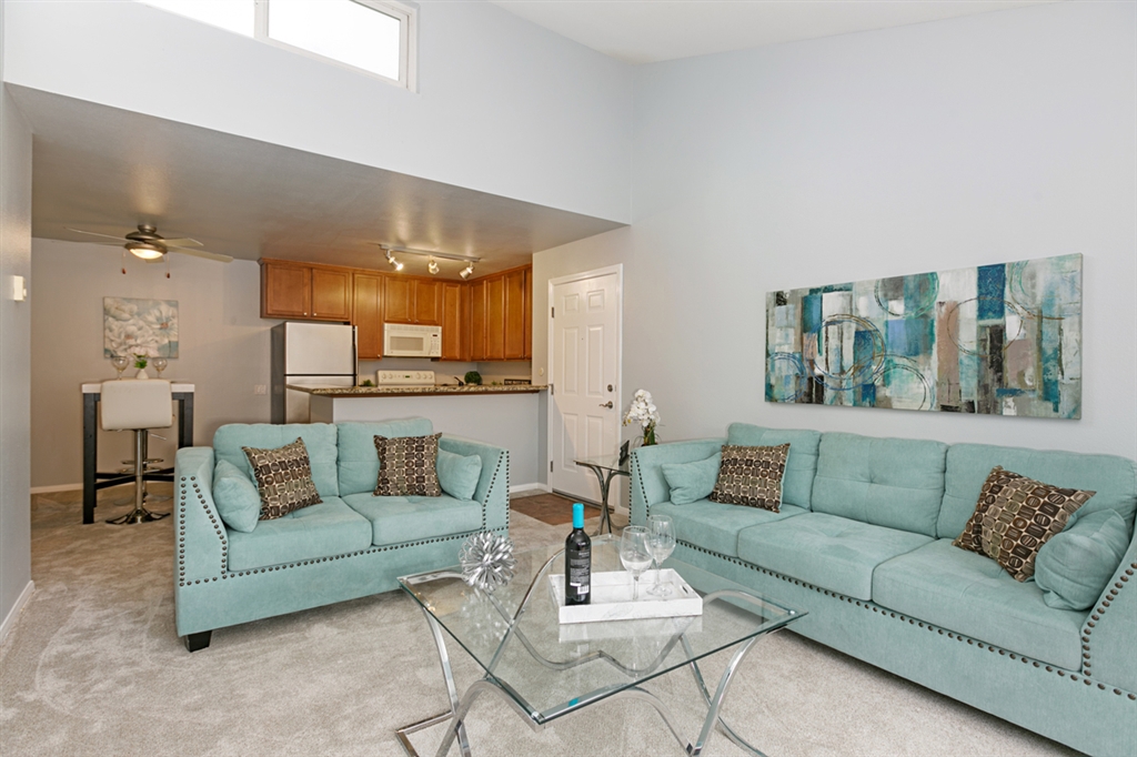 THE GEM OF ALLURE! THIS BEAUTIFUL & SPACIOUS ONE BEDROOM CONDO HAS GORGEOUS GRANITE COUNTER TOPS IN KITCHEN & BATHROOM WITH UPGRADED CABINETS, STAINLESS FRIDGE, BRAND-NEW PLUSH CARPETING, DUAL PANE WINDOWS, DESIGNER PAINT, VAULTED CEILING AND A PRIVATE TILED BALCONY WITH RETRACTABLE SHADE. AMENTIES OFFER 2 POOLS, SPA, LAUNDRY ROOM, EXERCISE ROOM AND CLUB HOUSE. PRIVATE LOCATION AND PERFECT FOR FIRST TIME HOME BUYERS. CENTRALLY LOCATED NEAR PARKS, SHOPPING & EASY FREEWAY ACCESS. RESORT LIVING AT IT'S BEST! BETTER THAN A MODEL!. Neighborhoods: SERRA MESA Complex Features: ,,,,,, Other Fees: 0 Sewer: Sewer Connected Topography: LL