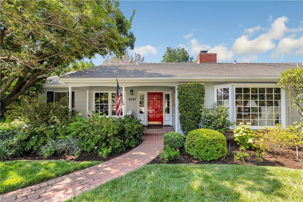 Welcome to 408 Oxford Drive, a rare gem in Arcadia’s coveted Colorado Oaks neighborhood, known as the charming College Streets. This beautifully cared-for California Ranch-style home, cherished by the same family for over 50 years, blends timeless elegance with thoughtful updates and warm family history. The main house offers approximately 2,170 SF of single-level living with 3 bedrooms and 3 baths, all updated in 2019 with Rohl fixtures and new Restoration Hardware lighting. You’ll find a bright living room and a spacious den — each with its own wood-burning fireplace with gas starter — perfect for gathering on cool evenings. The heart of the home is the kitchen, featuring a professional-grade Wolf four-burner gas range with grille, abundant built-ins, and a charming breakfast nook that invites lingering over morning coffee. A separate laundry room adds everyday convenience. Warm hardwood floors, recessed lighting, and custom storage enhance the home’s charm and practicality. Outside, award-winning gardens surround a majestic oak tree admired by neighbors and accented with a sparkling pool, a spacious backyard deck, and garden lighting — ideal for entertaining, relaxing, or enjoying the seasons. A permitted 808 SF detached guest house (built in 1986) offers 2 bedrooms, 1 bath, its own HVAC, hardwood floors, and plentiful built-ins — perfect for extended family, guests, or a home office. Both homes feature new fire-retardant roofs (2025) and countless thoughtful details. Located within the highly regarded Arcadia Unified School District and just minutes from Westfield Santa Anita, Santa Anita Racetrack, dining, shopping, and transportation, this home combines convenience with lifestyle. This isn’t just a home — it’s a story waiting for its next chapter, where neighbors wave from the street, kids laugh on the swing under the oak, and friends gather on the deck or poolside under the stars. Ready to make it yours?