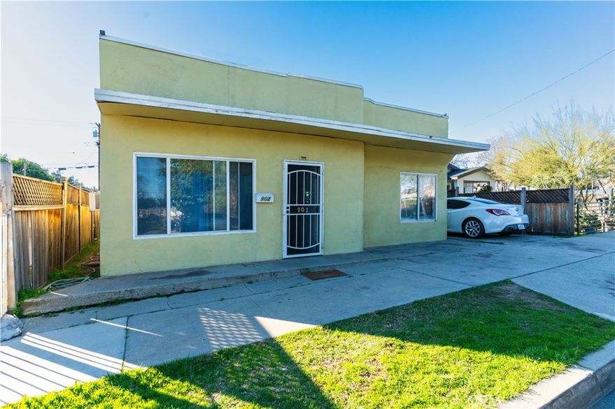 Opportunity Knocks! This unique property at 902 S Hope Ave in Ontario offers endless potential for the savvy investor or entrepreneur. Situated in a desirable neighborhood, this property is the only commercially zoned gem nestled among residential homes. Originally a store, this property has been converted into a single-family home, presenting an excellent opportunity for a creative transformation. With its tear-down condition and numerous code violations, it's a complete fixer-upper awaiting your vision and expertise. Featuring 2 bedrooms, 2 bathrooms, and approximately 1,000 square feet of space, this property boasts a spacious layout with plenty of potential. The detached garage adds versatility and is perfect for an ADU (Accessory Dwelling Unit), providing additional rental income or guest accommodation. The neighborhood is renowned for its charm and convenience, with parks nearby and a steady increase in rent values over the years. Recent developments in the area underscore its growing appeal and potential for future growth. While the property requires extensive renovation, there's opportunity abound. Some areas of the property may have permitted additions, offering a possible pathway to expedited improvements. Whether you're looking to create a mixed-use retail space or a unique single-family home, this property is primed for transformation. Don't miss out on this chance to make your mark in Ontario's thriving real estate market.