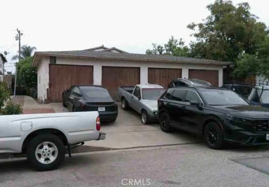 Amazing opportunity to own 4 units in Montebello, CA. This quadruplex appears to have been built in 1955. It sits on a good size lot of approx. 6,783 sq. ft. At this price if you blink it will be SOLD. Buyers check City, County, Zoning, Tax, and other records to their satisfaction. AS-IS SALE property.