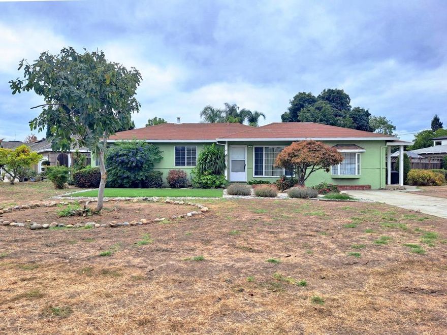 Fixer-Upper Opportunity in West San Jose! Huge lot with room for expansion and/or ADU. Massive yard w/ covered patio, mature fruit trees, roses, and storage sheds. Functional floorplan with separate oversize family room. Walk to restaurants, shops, and Moreland Elementary School. Excellent Prospect High School! Easy access to 280, Lawrence and San Tomas Expressways. Don't miss this chance to make it your own!