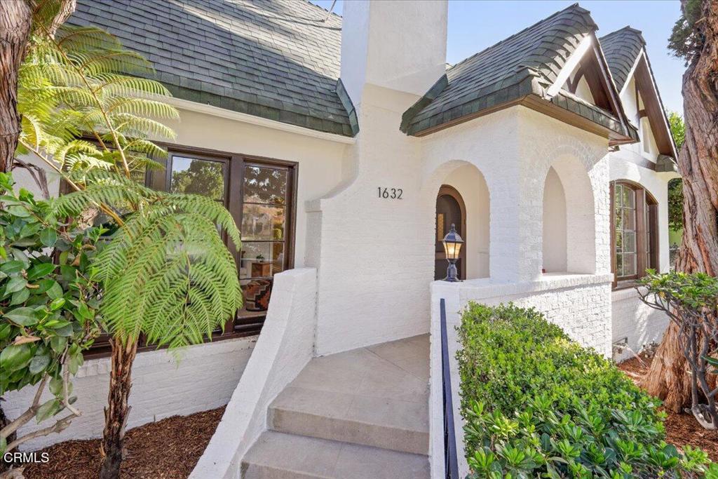 Classic 1925 English Tudor with Bonus Studio in Prime Eagle Rock.Tucked away on a cul-de-sac in the heart of Eagle Rock, this beautifully renovated 1925 English Tudor blends timeless character with thoughtful modern updates. The main house offers 2 bedrooms and 1 bath across 1,479 sq ft (taped), featuring original hardwood floors, tray ceilings, restored period windows, and a stunning cathedral-ceilinged living room anchored by a dramatic fireplace.A formal dining room leads into the bright, renovated kitchen with new cabinetry, countertops, fixtures, and stainless-steel appliances. Enjoy a cozy breakfast nook and a spacious family room that opens via French doors to a serene, terraced backyard--perfect for outdoor entertaining or peaceful relaxation.Above the detached garage, a fully permitted 278 sq ft studio includes a 3/4 bath and storage, ideal as a third bedroom, guest suite, creative space, or potential rental.Additional upgrades include a new HVAC system, tankless water heater, updated plumbing and electrical, new windows, refinished floors, and fresh interior/exterior paint. The garage is currently configured as a gym/storage space.Just minutes from both Colorado Blvd and York Ave, enjoy quick access to Eagle Rock and Highland Park's best shops, restaurants, and freeways. A rare turnkey gem with historic charm and modern functionality.