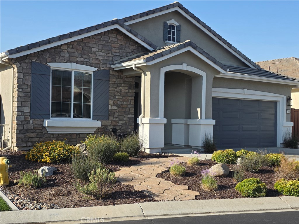 This beautiful KHovnanian built home has been recently updated, located on cul-de-sac & is surrounded by resort style retirement living for Adults 55+ (1st occupant must be 55+, all additional occupants can be 45+). Located in West Hemet, near Winchester, a Four Seasons Community. The community has many amenities for your enjoyment & entertainment, which includes 24 hours security, The Lodge Club House and Bistro Restaurant, Game Room, Computer Room, Pool and Spa, Workout Room, Salon, 18 Holes Golf Course, Billiard Room, 2 Tennis Courts, Pickleball Courts, Movie Theater Room and many more activities. If you like to travel, check out their community group tours. The home offers a Primary Suite and Primary Bathroom, counter hight cabinets w/dual sinks, & walk-in-closet, Guest Bedroom w/counter hight cabinet, Den or Office and second bathroom. This home has ceiling fans throughout, nice size kitchen with a large island, solid surface counters & under cabinet lighting in the kitchen. Spacious family room with gas fireplace, electric blinds, dining room area, separate laundry room, recessed lighting. It has an extended longer garage and driveway, beautiful large yard with covered patio and mountain views. You will not be disappointed. A Must-See Community! All furnishings are negotiable separate from sale of home.