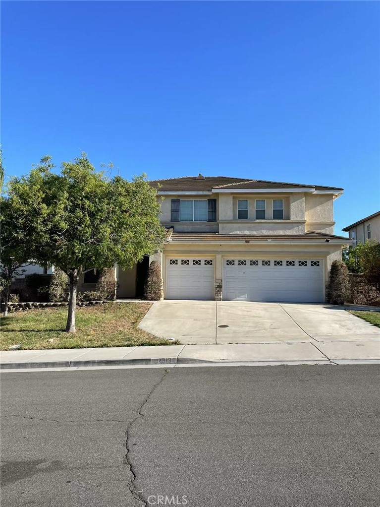 Very spacious 5 bedroom/3 bath home in a desirable & tranquil neighborhood of Eastvale (formerly Mira Loma area) with 1 bedroom & 1 full bathroom on the first floor and a huge backyard. 2nd floor offers a large loft/office/bonus room & 4 other bedrooms, including master bedroom with a huge walk-in closet. Other features include: 3-car garage, 9-foot ceiling, central heating, dual air conditioning, kitchen with center island & walk-in pantry, reccessed lighting, inside laundry, fireplace in family room, laundry area, ceiling fans, fruit trees in the backyard and many more. This jewel is conveniently located in close proximity to high-rated schools, major freeways, recreation areas/parks, shopping malls and business centers. Must see to appreciate!
