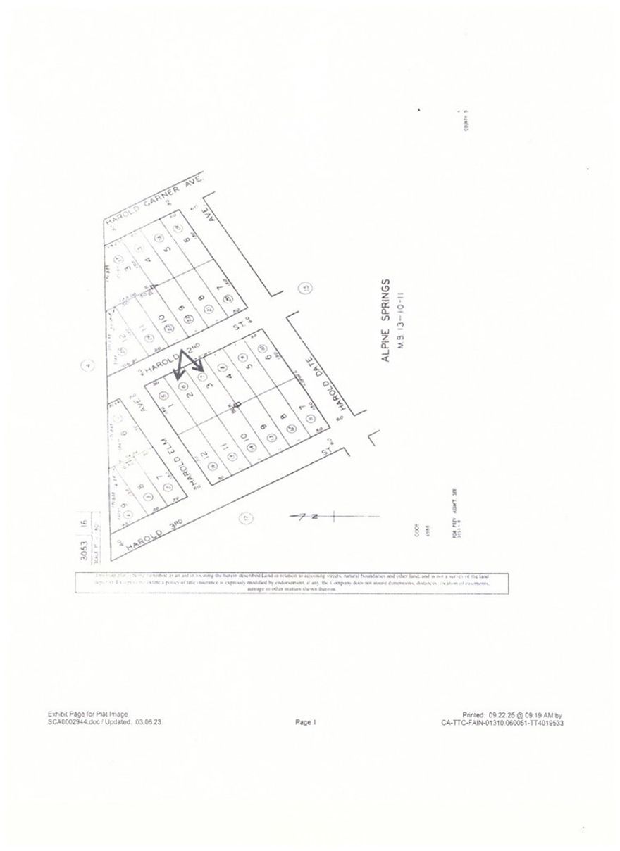 2 vacant lots, each approximately 7500 sq feet on Harold 2nd near Lake Palmdale.  Listing price represent the price for both parcels. Both parcels must be purchased together.