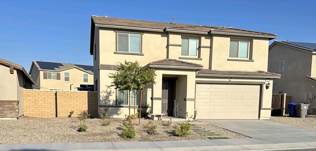 FOR LEASE: Stunning 4-Bedroom and a Den Home in Coachella's Bellissima Community! Location: Bellissima Subdivision, Area 315 - Coachella.Welcome to luxury living in the heart of Coachella! This newly built, fully furnished single-family residence offers modern elegance, spacious comfort, and turn-key convenience. With 4 bedrooms A Den and 3 bathrooms spread across two stories, this home is ideal for families, professionals, or seasonal renters looking for space and style.Features You'll Love:Contemporary open-concept layoutFully furnished - move-in ready!Sleek modern kitchen with ample storageGround-level entry for easy accessVacant and available now!Full-service lease with RentSpree screeningLocated near golf courses and local amenitiesSchedule a tour today and discover your new home in Bellissima - where comfort meets convenience in beautiful Coachella.