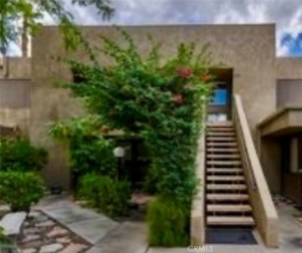 This 2 bedroom, 2 bathroom upper unit located in the gated community of Pueblo Sands. View the gorgeous mountains and beautiful sunsets from the primary bedroom patio. Features stainless steel appliances, upgraded flooring, and primary suite with walk-in closet. The air conditioning unit replaced June 2024. This unit comes with a carport and spacious storage unit downstairs. The laundry room is around the corner, and there is plenty of guest parking. The HOA includes water and trash, and there is NO land lease! Cool off in one of the 2 community pools or spas or enjoy a fun day shopping or dining in downtown Palm Springs just minutes away.
Currently occupied by wonderful tenants who would love to stay!