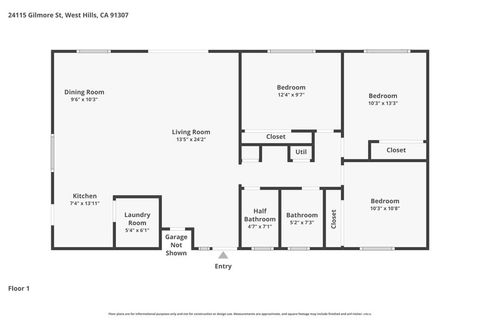 Tiny photo for 24115 Gilmore Street, West Hills, CA 91307 (MLS # SR26118566)