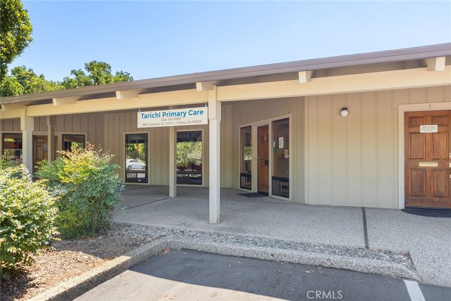 1,245 square feet of functional medical or office space. The layout includes three exam rooms, a private office, a welcoming reception area, waiting room, dedicated storage space, and a private restroom. Recent improvements such as new flooring and fresh interior paint provide a move-in ready environment. This suite is located within a well-maintained professional complex and benefits from a Property Owners Association responsible for all common area maintenance. The property is suitable for a variety of medical or professional office uses. Modified Gross Lease.  Tenant to be responsible for monthly Owners Association fee.