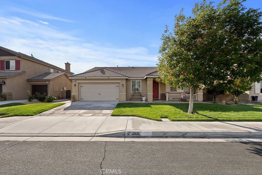 Welcome to this stunning single-story home located in the highly desirable West Lancaster neighborhood! This beautifully maintained property offers 4 spacious bedrooms, 3 full bathrooms, and nearly 2,600 sq. ft. of comfortable living space. The open-concept floor plan features a bright living room, a cozy family room with a fireplace, and a modern kitchen complete with granite countertops, plenty of cabinet space, and a large center island—perfect for entertaining and family gatherings. The primary suite offers a peaceful retreat with a walk-in closet and a luxurious ensuite bathroom featuring dual sinks, a soaking tub, and a separate shower. Enjoy outdoor living in the beautifully landscaped front yard with a covered patio and ample space for relaxation or play. Conveniently located near schools, parks, shopping, and the freeway for an easy commute. This move-in-ready gem combines comfort, style, and location—don't miss your chance to call it home!