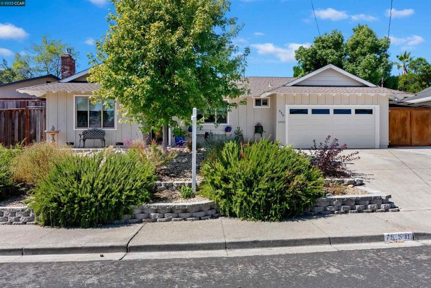 Located in a popular Pleasant Hill neighborhood within walking distance to 12+ years of school, including highly-rated Valhalla Elementary, this single level rancher has a great floor plan and wonderful indoor/outdoor flow. The spacious kitchen opens to the family room, perfect for entertaining. A sliding glass door from the eat-in kitchen opens to a private, fully-fenced yard with lawn, a hot tub, several fruit trees including lemon, orange, peach, and nectarine trees, and a patio covered by a lovely gazebo creating an inviting space for outdoor living. Two large side yards provide more room for storage or a dog run. A fabulous workbench is in the garage along with additional storage. And the neighbors are wonderful! *4th bedroom is not included in the square footage!