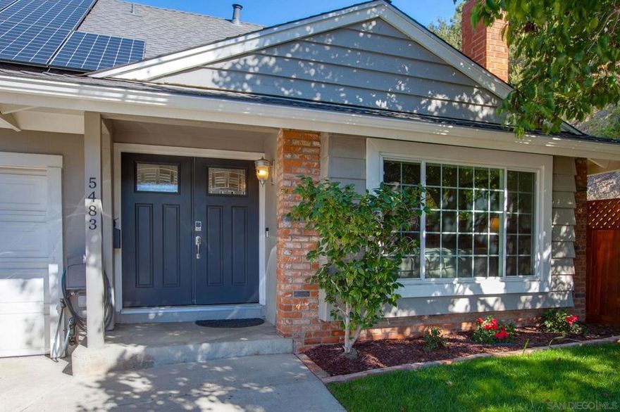 Welcome to this charming and Updated Home in the Heart of College Area. This home is beautifully maintained offering privacy and modern upgrades throughout. Recent improvements include owned solar, a newer roof, remodeled bathrooms, a 200-amp electrical panel, newer water heater and furnace, and 3 new mini-split A/C units. Fresh interior and exterior paint give this home a crisp, move-in-ready feel. Relax or entertain on the quiet, private patio and spacious backyard with room to play. Nestled on an extra-large cul-de-sac lot, this home offers a true retreat just minutes from SDSU, Trader Joe’s, favorite restaurants, and easy freeway access.