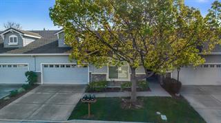 Spectacular single level home in The Villages Golf & Country Club. Located in Sonata, one of the newest villages, this lovely 2 bed 2 bath home has high ceilings adding a wonderful feel to the 1,629 sf of living space. Features a very open floorplan with natural light. You'll love the peaceful backyard that features a pergola, rose bushes, a lemon tree, a bottle bush tree, and a shady Japanese maple tree in the patio area. Park your car in the spacious 2 car garage and walk directly into the house. Everything is on one level. Additionally, you will find a large great room/living room and kitchen with plenty of space. A formal dining room and breakfast nook are also featured. The master suite is large and spacious with a fantastic walk in closet along with a separate shower and soaking tub. The 2nd bed & 2nd full bath with tub/shower provides a great option for another resident, a guest room or an office. 2 car garage w/built in cabinets & the large outdoor patio area is perfect for relaxing or entertaining. The Villages offers a security gated community within minutes to most Silicon Valley attractions. Features include golf/tennis/pickleball, pools & spas, trails, exercise facility, post office, library, art studio, clubs & organized activities for every interest.