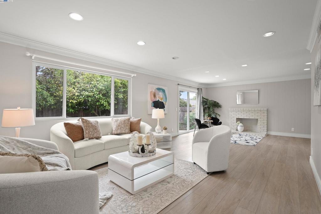 Open House: Today Saturday, 08/09, 1:30 PM - 2:30 PM. Please stop-by. Good credit score above 720 is required. No Pets. Rent vs Buy? Why Buy and pay more than $10K per month in mortgage, taxes and insurance when you can live in a luxurious single family home for a low monthly payment on a lease and still send your kids to the San Ramon schools? Do the math and see for yourself. Welcome to this charming North facing spacious 3-bedroom, 2-bathroom home, perfectly situated on a hard to find corner lot in a peaceful cul-de-sac with lot of natural light and air. This beautiful house with recent 100K worth of upgrades, features wood flooring throughout, fresh interior paint, and recessed lighting, creating a bright and modern ambiance. The two-year-old central AC and Heating ensure year-round comfort. The 'U' shaped kitchen is equipped with an electric cooktop, dishwasher and built-in oven. The attached 2-car side-by-side garage boasts a durable epoxy floor, adding a clean and polished touch. Enjoy the convenience of a washer and dryer in a separate laundry room. Step into the backyard and relish the beauty of mature lemon and orange trees, providing fresh fruit and a serene outdoor retreat. Why wait ?