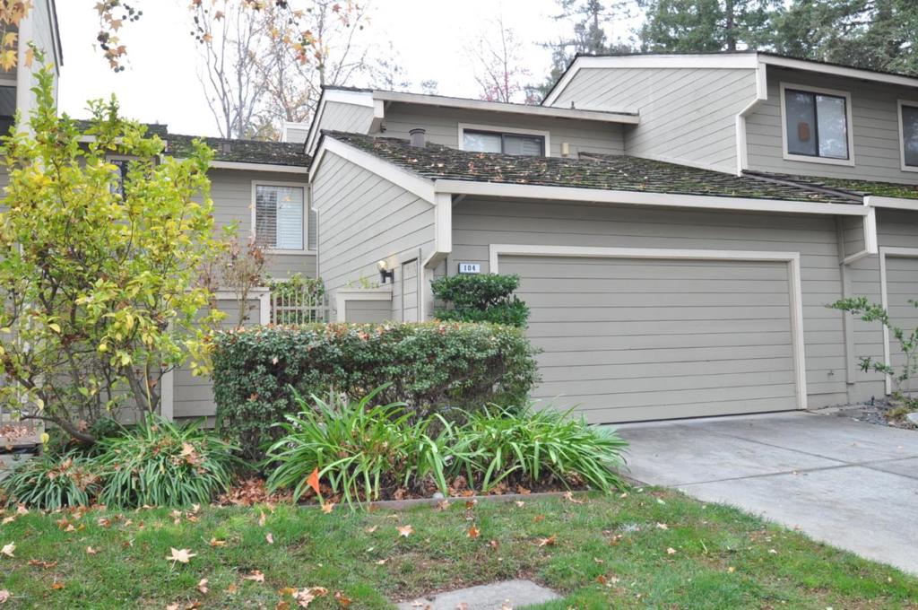 Prime Los Gatos location. 2-story townhome in desirable Wimbledon Place community. Two master suite floor plan. Eat-in Kitchen, formal dining, formal living room, and a den with fireplace. Living room with vaulted ceilings, fireplace, and plenty of natural light. Master boasts vaulted ceilings with an alcove perfect for a sitting area or home office. Spacious master bath with walk-in closet. Central A/C and 2 car garage. Park-like garden setting featuring majestic redwoods, mature trees, open space trails and 3 pools. Great location, convenient to Netflix, Bay Club Courtside, La Rinconada Country Club, minutes to downtown Los Gatos and highway access. Highly desirable Los Gatos School District.