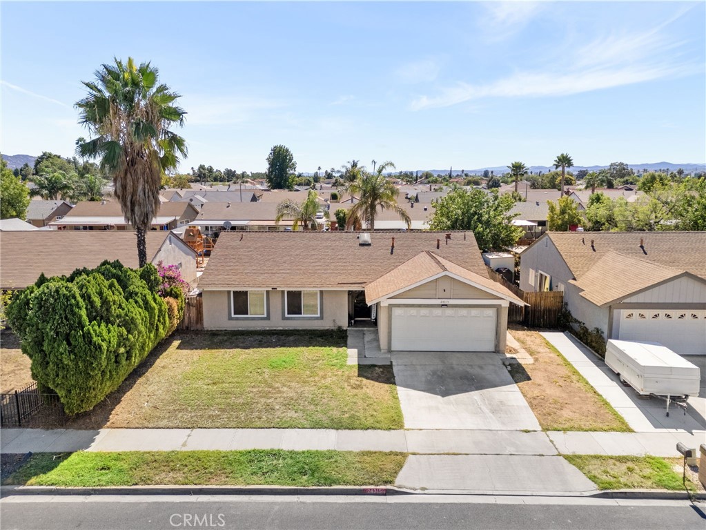 Welcome to your next home — this delightful SINGLE STORY residence offers comfortable, easy living in Moreno Valley with easy access to both the 60 & 215 Freeways. This property boasts 4 bedrooms, 2 full baths, and an attached 2-car garage, this home is ideal for families or those seeking room to spread out—all on one level. Step inside to a bright, open floor plan where the living room flows into the dine-in kitchen, creating an effortless space for entertaining and everyday life. Outside, the large lot presents endless possibilities: imagine outdoor gatherings, gardening, a play area, or even a future pool—your canvas awaits.