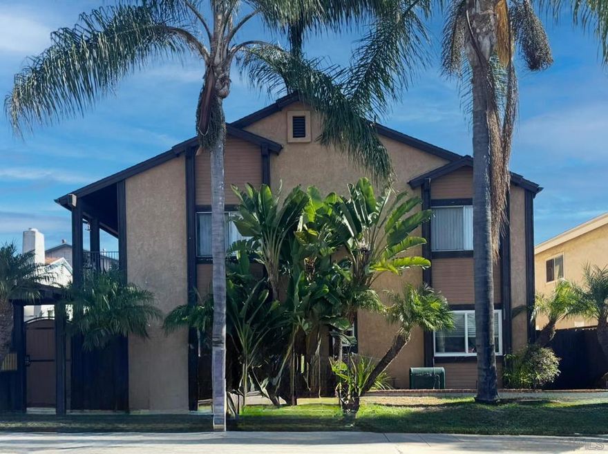 We are proud to present 4435 Estrella Avenue, an upgraded six-unit multifamily property in the heart of Talmadge, San Diego. Built in 1986, the property offers a highly desirable mix of apartment homes: one (1) one-bedroom/one-bathroom unit (600 SF), four (4) two-bedroom/two-bathroom units (850 SF each), and one (1) two-bedroom/two-bathroom unit (950 SF), providing spacious, modern layouts for a variety of tenants.  Inside each residence, bright, open living spaces feature stunning flooring and designer paint, while updated kitchens showcase granite countertops, warm wood cabinetry, and matching tile flooring. Bedrooms are generously sized with contemporary light fixtures and faux wood blinds, and hallways offer ample storage for a clutter-free home. Residents also enjoy onsite laundry, a full suite of appliances, and air conditioning.  Located on a quiet neighborhood in the Talmadge, 4435 Estrella Avenue combines stable in-place income with potential for value-add improvements. The property is ideally positioned near San Diego State University, Mission Valley, Kensington, and major employment hubs, with convenient access to shopping, dining, entertainment, and highways 8 and 94. This is an exceptional opportunity to acquire a high-performing multifamily asset in a sought-after central San Diego neighborhood.