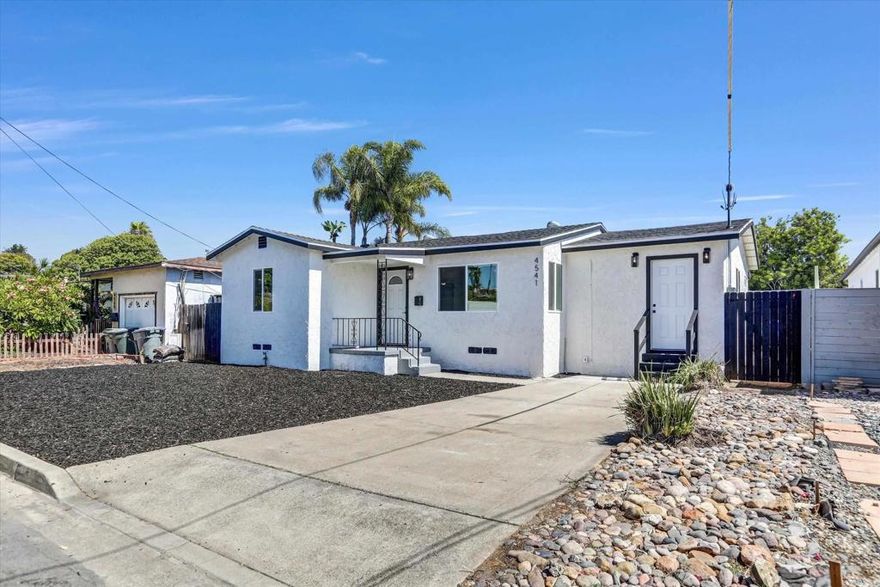 Beautifully remodeled 2 bedroom 1bath  with adjoined Jr ADU 1 bedroom 1 bathroom home located in the sought out community of La Mesa. This luxuriously upgraded home has new luxury vinyl floors throughout the whole house, new ceiling fans, new recess lighting, new closets, brand new roof, remolded bathrooms with all new tile and vanities, indoor washer and dryer hookups and 2 new mini splits. This move in ready home is ready to entertain with its open concept floor plan. Huge back yard that is fully fenced in gives the opportunity to add a pool or put in a ADU. Everything La Mesa has to offer just minutes away, with its coffee shops, boutiques, restaurants, breweries, and weekly Farmer’s Market.  With grocery stores, shopping, and essentials within blocks.
