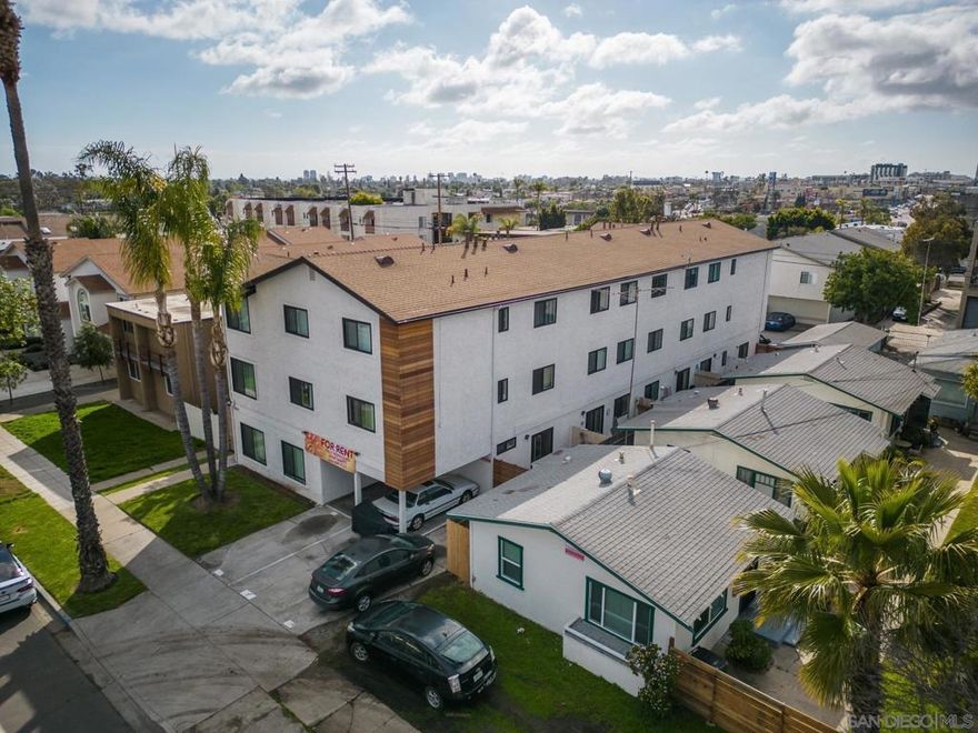 - Newer vintage (1986) when compared to the majority of the submarket meaning far less capital expenditure needed vs. comparable properties - 11/18 units renovated already with room to push rents - Below market rents (~20.6%) across the board - 6.5% cap + mark-to-market - No new construction in the immediate submarket - Average per unit sale in past 12 months in 92104 zip code is $411,000/unit vs. asking price of $297,000 is a ~28% discount to comparable sales  Encouraging all offers.