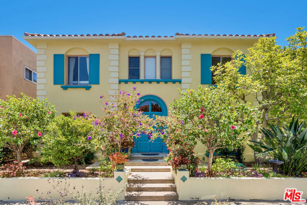 Looking for a rare investment that blends timeless elegance with income-generating value in a prime location? On the market for the first time in almost 70 years, this 1926 fourplex, lovingly known as Price Gardens, is a true gem of Mediterranean Revival architecture in a location that simply cannot be beat. It's just around the corner from all that Hillhurst Avenue has to offer: beloved cafes, boutiques, neighborhood shops, and the vibrant heart of Los Feliz. Each of the four residences feels like its own private retreat. Three of the units feature two bedrooms and one bath, while the fourth offers two bedrooms and two baths. Inside, gleaming floors stretch beneath your feet as natural light pours through the windows, illuminating charming details like coved ceilings, graceful archways, a statement mantelpiece, and built-in shelving. A locked foyer at the entry adds a layer of privacy and security. Striking light fixtures and period design elements give each home a unique, cinematic personality that nods to Old Hollywood. Each unit includes its own laundry room and a tankless water heater, offering modern convenience within a classic setting. Outside, each residence comes with a one-car garage with electricity and an additional off-street parking space. The shared organic garden is a thriving permaculture haven, offering fruit trees, herbs, and vegetables just outside your door. Recent upgrades include new roofs on both the main building and garages. A spacious storage area attached to the garage adds even more flexibility for owners. Water is paid by the owner, while tenants are responsible for their own gas and electricity. Located near Griffith Park and popular neighborhood spots like Maru Coffee, Alcove, All Time, and Little Dom's, and within the sought-after Franklin Elementary district, Price Gardens presents an investment opportunity filled with character, beauty, and lasting value. This is your chance to own a timeless property that hasn't been available in nearly seven decades.