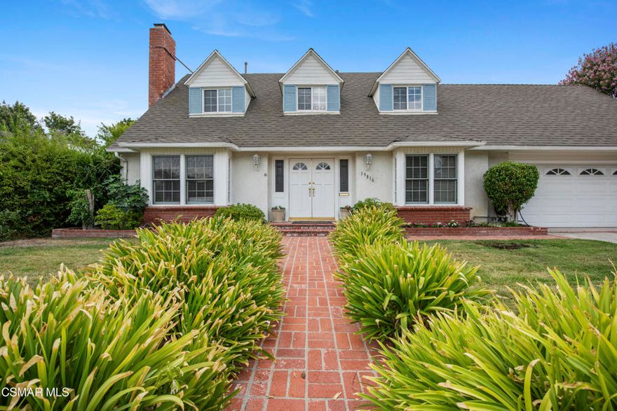 Charming Cape Cod home with a pool! Well cared for, 4 bedroom 3 bath with family room and formal dining room. Pride of ownership abounds. Gleaming hardwood floors, updated kitchen and bathrooms. This home is bright, open and full of charm! Also includes a downstairs bedroom and bath! Upstairs primary bedroom features an enormous walk-in closet and ensuite bath with soaking tub and freestanding shower. Also located upstairs are two additional bedrooms, and an additional bathroom. Additional features include dual-paned windows, central A/C,  great-sized yard with sparkling swimming pool, and 2-car attached garage too.  This property offers a unique opportunity for it's tenant, as the property is used occasionally in film productions and the proceeds are split 50/50 with the tenant.  There is a no smoking policy for this home.