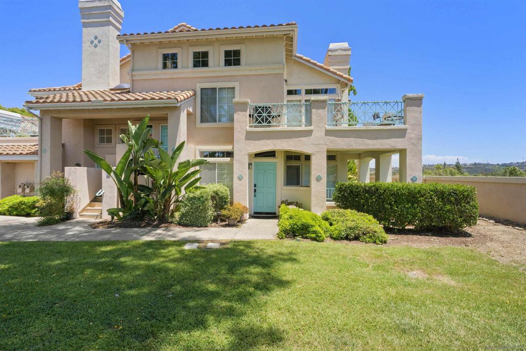 THIS 2 BED/2 BA SAN TROPICO BEAUTY IN A HIGHLY DESIRABLE LOCATION OF SABRE SPRINGS, THIS UNIT HAS IT ALL: DARK CHERRYWOOD FLOORS, A SLATE FINISH FIREPLACE, LED RECESSED LIGHTING, AN OPEN, SPACIOUS FLOOR-PLAN AND PRIVATE PATIO THAT WILL MAKE YOU FEEL RIGHT AT HOME. THIS GEM IS MOVE IN READY WITH AN OVERSIZED 1 CAR GARAGE, AN ADDITIONAL PARKING SPOT, LAUNDRY ROOM AND RELAXING COMMUNITY POOL JUST A SHORT STROLL AWAY. ALSO INCLUDES AN EV CHARGING STATION IN THE GARAGE PETS ARE ALLOWED WITH # AND BREED RESTRICTIONS