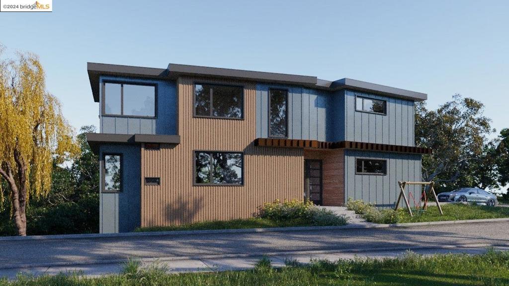 Large oak-studded downslope lot. 150+feet of frontage. Remarkable indoor-outdoor living. Level-in w/flat yard and decks extending under Oak trees and Redwoods. Design review approved plans. All utilities at street. A Montclair gem!