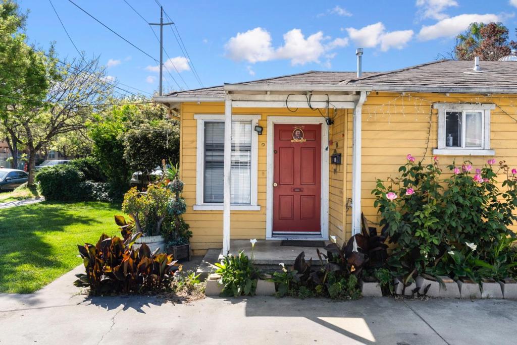 Fantastic Investment Opportunity or Ideal Owner-Occupant Property! This duplex features two 1-bedroom, 1-bath units with a combined 1,296+/- sq ft of living space, all situated on a generous 7,290+/- sq ft lot. The property includes a spacious shared backyard, a convenient shared laundry room, a large two-car garage, and plenty of off-street parking. Ideally located near major freeways, San Jose State University, and downtown San Jose, it offers easy access to key amenities and transit. Whether you're looking to personalize the space or enjoy it as is, this is a great opportunity to live in one unit and rent out the other or expand your investment portfolio with a property full of potential!