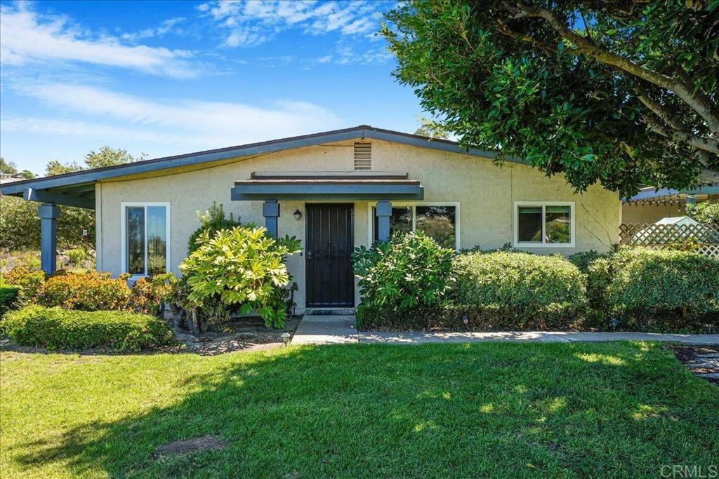 Move in ready cozy single level home in the peaceful 55+ Oceana Mission Community. Calling nature enthusiasts and those who admire scenic sunsets. Come fall in love with the million dollar panoramic unobstructed view of the green open space, sweeping canyons and rolling hills. It sure will take your breath away. Most of the windows are facing the view. This is the most desirable location in the community tucked at the end of the private street with just 1 neighbor. It feels like a bungalow at a resort. Home features a custom kitchen, high end stainless steel appliances, new windows just installed, upgraded wood laminate vinyl flooring throughout, fresh interior paint, wifi equipment. Parking consists of 1 car garage and 1 car covered, gated carport. Community features year round heated pool & SPA.