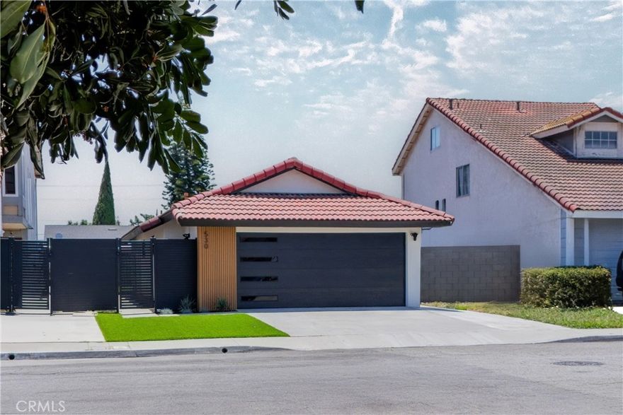 Welcome to this beautifully remodeled custom home located in a quiet cul-de-sac! This move-in ready property offers a perfect blend of modern upgrades and timeless design in a peaceful, family-friendly neighborhood. Step inside to discover an open-concept floor plan with gated entry for added privacy. The home features 3 spacious bedrooms and 2 updated bathrooms, ideal for comfortable living and entertaining. Recent upgrades include:

Brand new plumbing and electrical, Smooth finish walls and high ceilings, New central air and heating system, Tankless water heater, Energy-efficient dual-pane windows, Cozy fireplace in the living room, Modern kitchen with custom cabinetry, elegant quartz countertops, and stainless-steel appliances, Recessed lighting throughout, Fully updated landscaping, New garage doors and much more!

This home is truly one of a kind—a rare find in this neighborhood. Don’t miss your chance to own this beautifully upgraded gem!