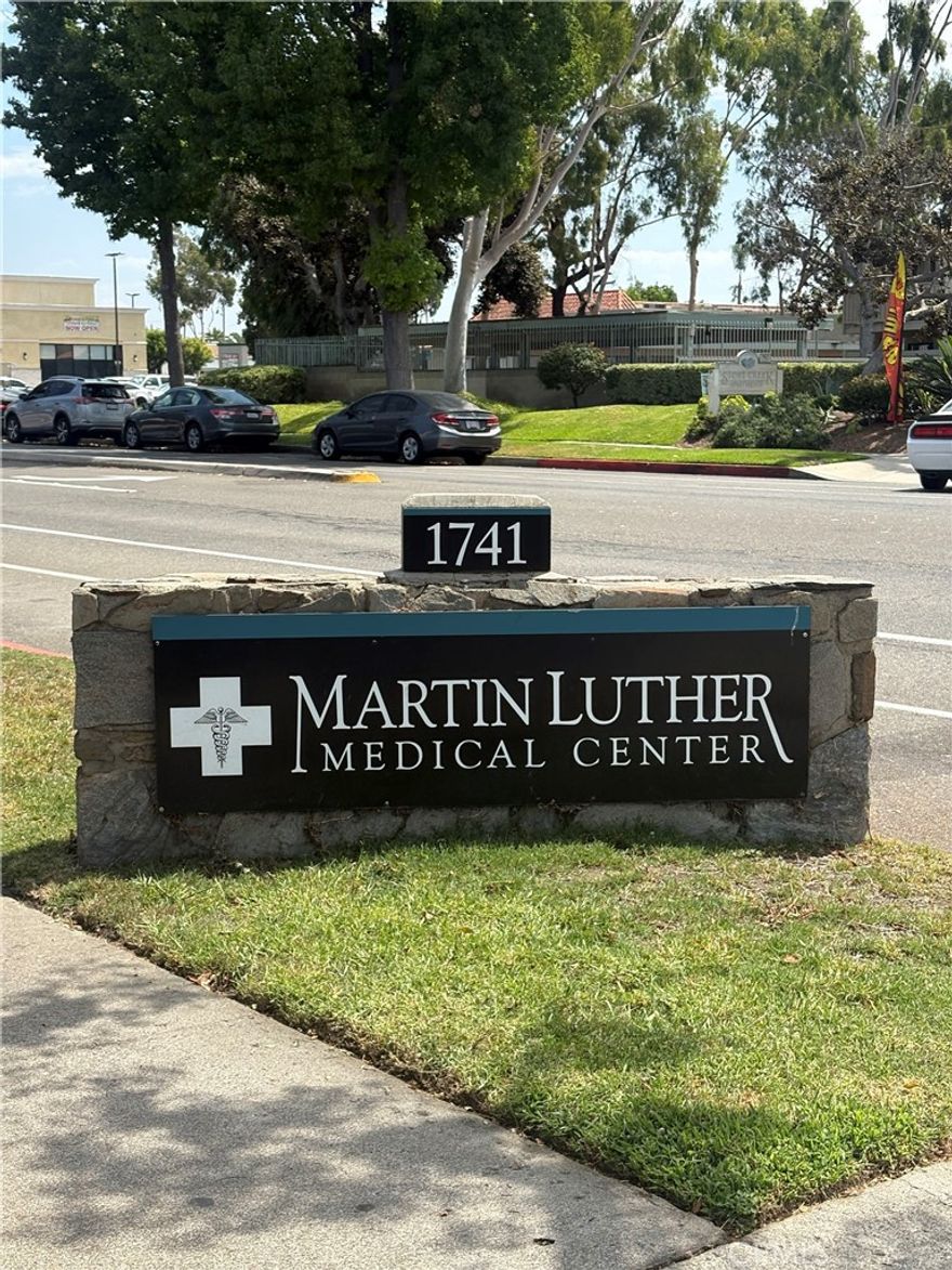 Martin Luther Medical Center; office space available and ready for business.  Established business has room for expansion, this shared space can be sectioned to create privacy and suitable for your business needs.  The reception area has it's own entrance, offers 6 suites and a private restroom.