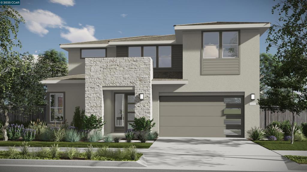 Stunning Contemporary Residence 2 on cul de sac lot available! This luxury 4 bedroom home features an Jr suite with full bath on lower level for guests or extended family. Additionally, the home offers a gourmet island kitchen with an abundance of cabinets and large walk-in pantry, unique fitness room/office space, a spacious a glass office/den near entry, and sumptuous Primary suite complete with a free standing soaking tub and spacious shower make this home a MUST SEE. Also, there is an slider that connects the great room to the outdoor California Room making it a perfect home for entertaining both inside and out. Upper bonus room near the secondary bedrooms creates a special place for the kids or added entertainment space. SOLAR is INCLUDED and Price has been improved.